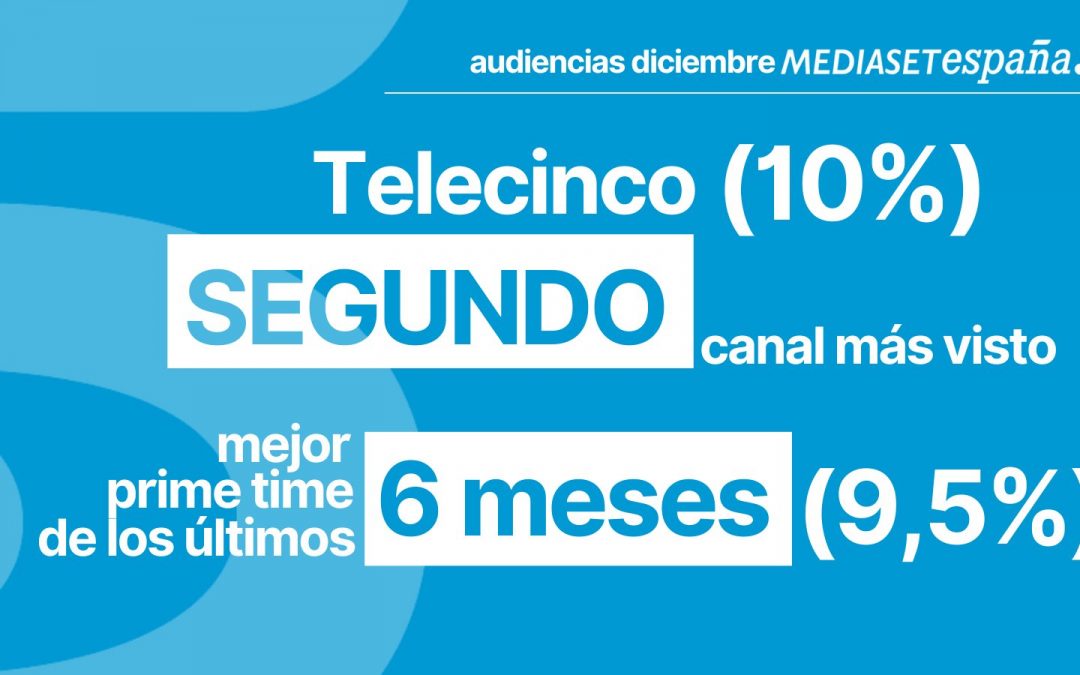 Los programas de Telecinco obtienen sus mejores datos en diciembre
